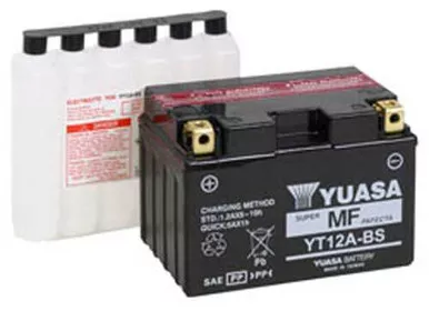 Yuasa Battery Yuasa Yt12A-Bs Maintenance Free 12 Volt Battery Yuam32Abs