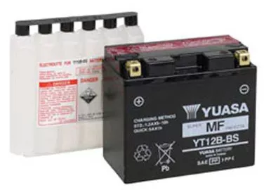 Yuasa Battery Yuasa Yt12B-Bs Maintenance Free 12 Volt Battery Yuam6212B