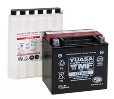 Yuasa Battery Yuasa Ytx16-Bs Maintenance Free 12 Volt Battery Yuam32X6S
