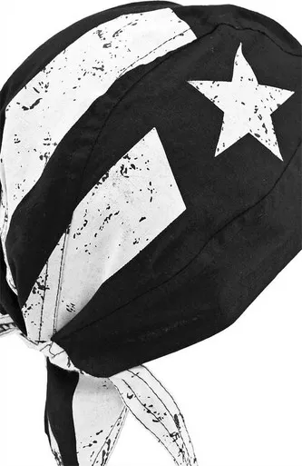 Zan Flydanna Vintage American Black/White Flag Z903