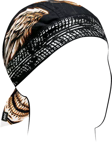 Zan Headgear Flydanna Head Wrap - Flaming Skull Z312