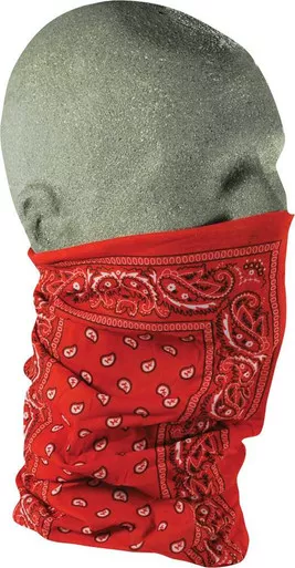 Zan Motley Tube Red Paisley T106