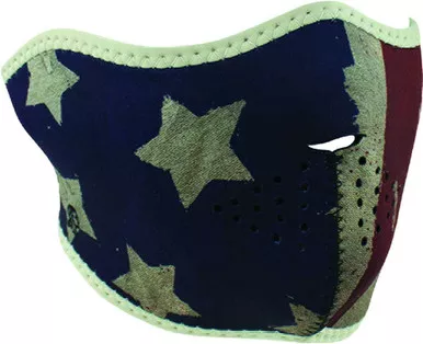 Zan Neoprene Half Mask Patriot Wnfm408H