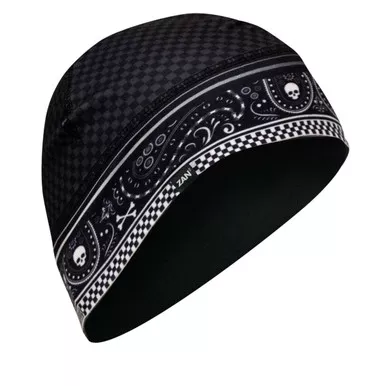 Zan Sportflex Helmet Liner/Beanie Classic Carbon Weave Whll129