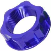 Zeta Steering Stem Nut & Bolt Blue M22X30-P1.0 H12 Ze58-2032